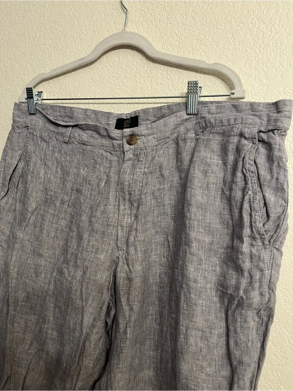Club Room Men's Linen Pants - Light Grey
